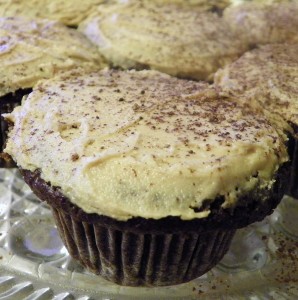 Chocolate Cupcakes with Peanut Butter Frosting