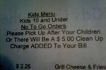 Messy Kids and Restaurant Etiquette