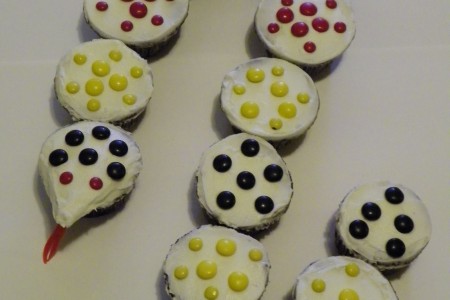 Snake Cupcakes