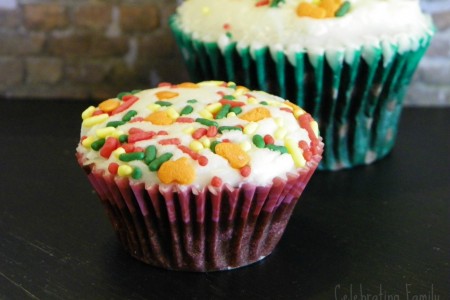 Chocolate Hazelnut Cupcakes via Celebrating Family