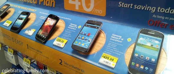 Family Mobile Phone Selection 2