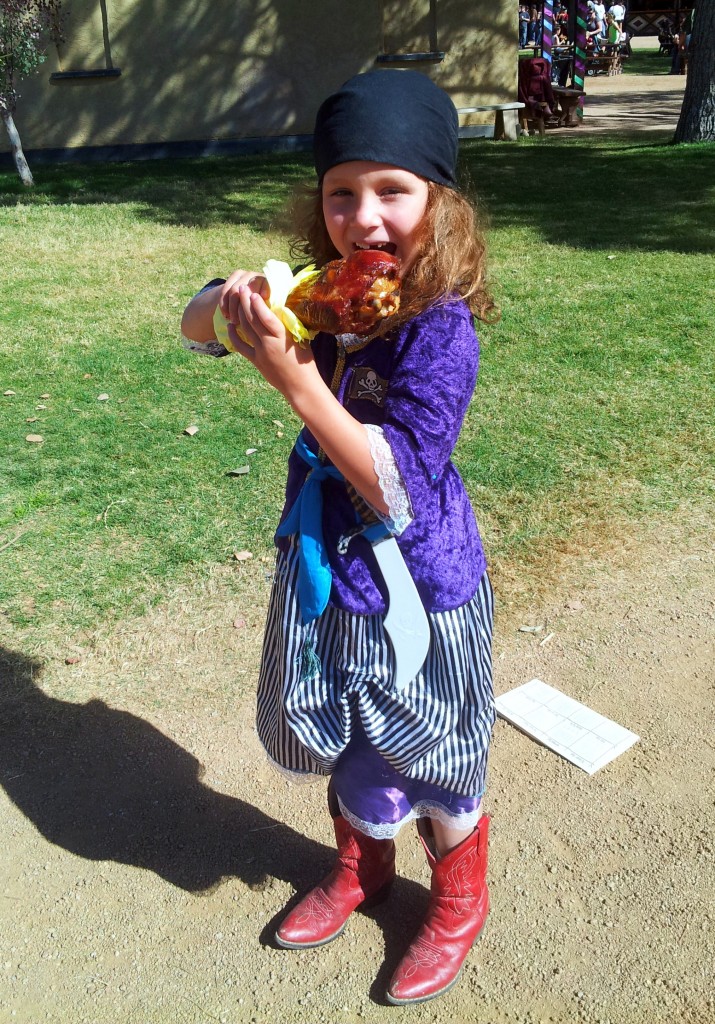 Turkey leg pirate - The Arizona Renaissance Festival