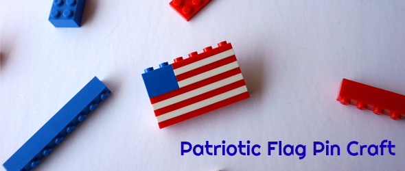 Patriotic Flag Pin Craft in Honor of #USOCarePacks