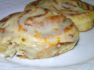 Homemade Orange Cinnamon Rolls