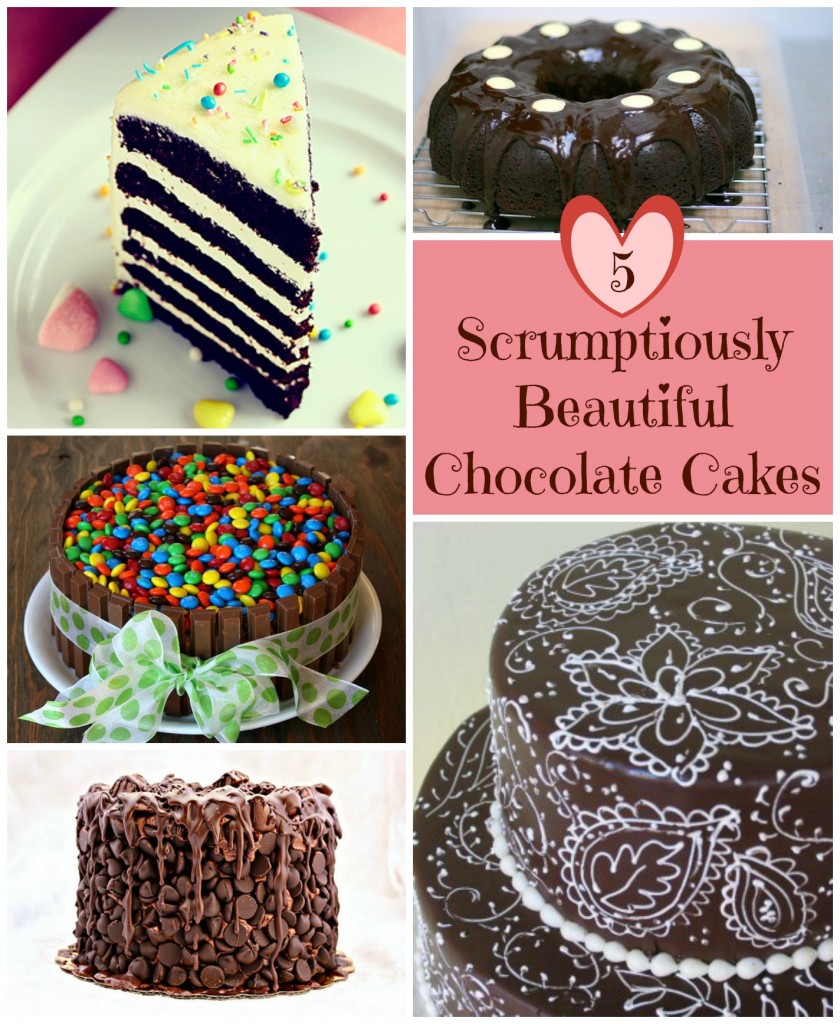 5 Scrumptiously Beautiful Chocolate Cake Design Ideas