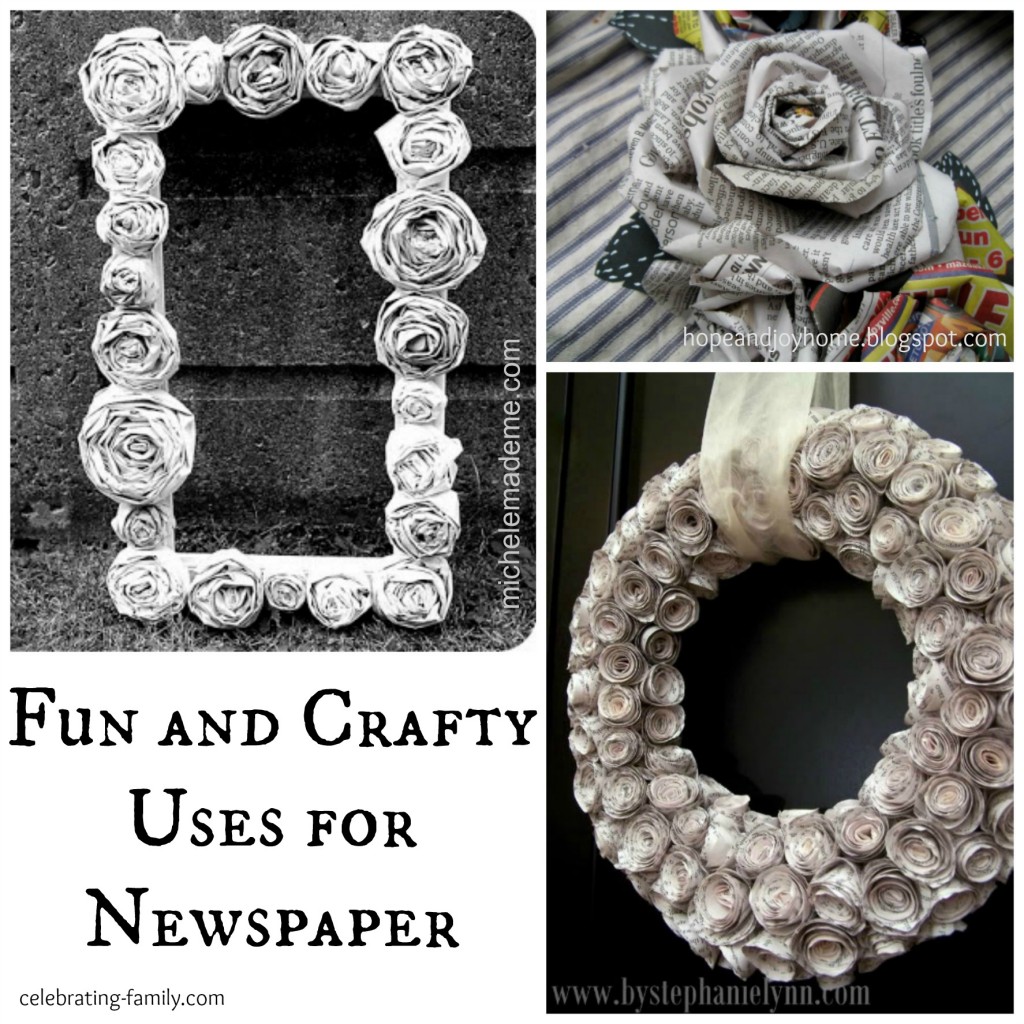 Fun and Crafty Uses For Newspaper