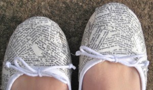 Dictionary Shoos (or even newspaper)