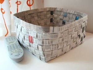 newspaper basket