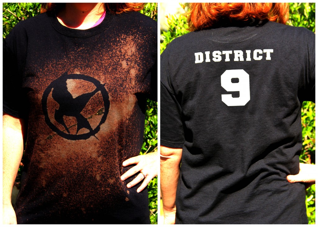 DIY Hunger Games Shirts by Celebrating Family