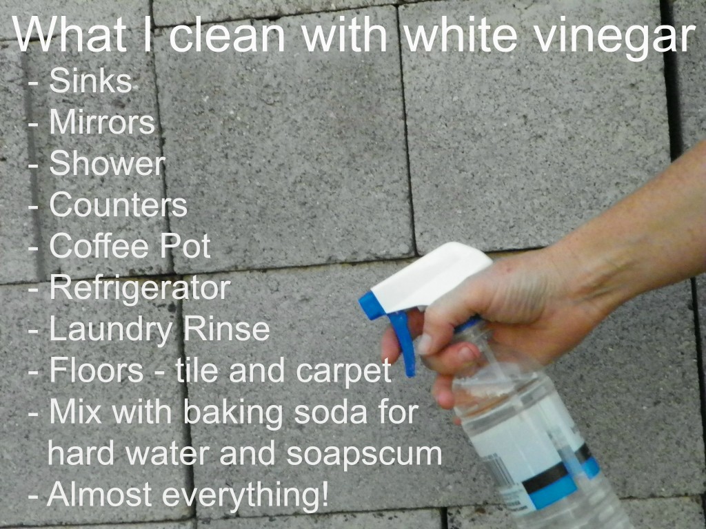 what i clean with white vinegar