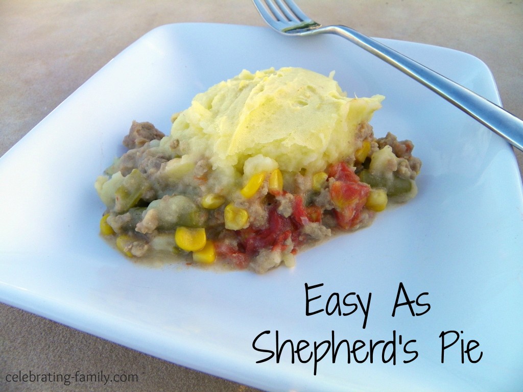 Easy shepherd's pie