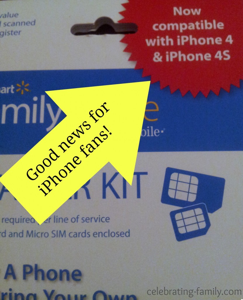 iPhone is compatible with  Family Mobile