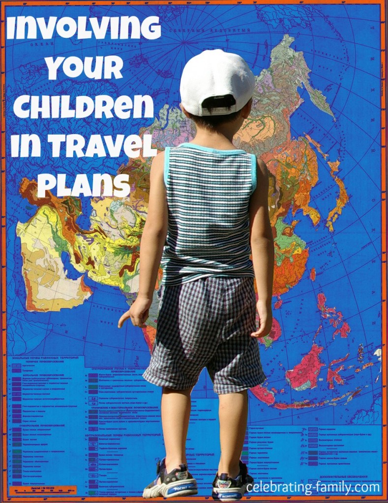 Ideas for involving your children in travel plans