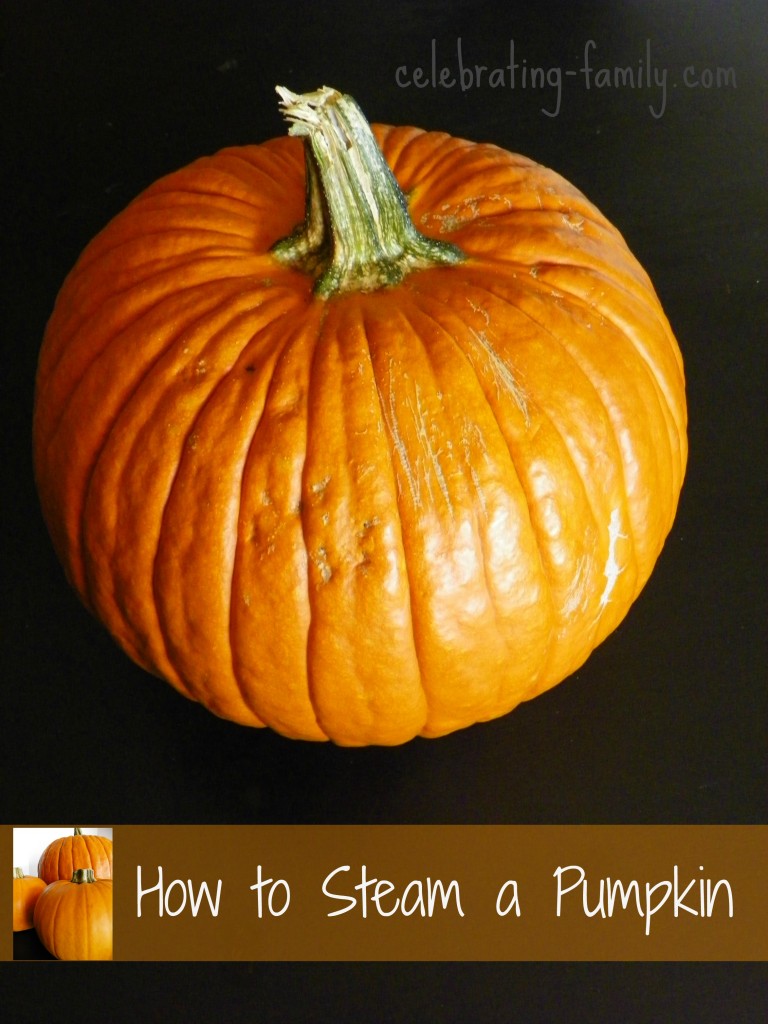 How to Steam a Pumpkin - never buy canned again!