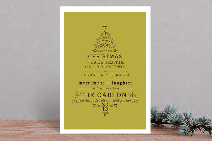 Minted Christmas cards