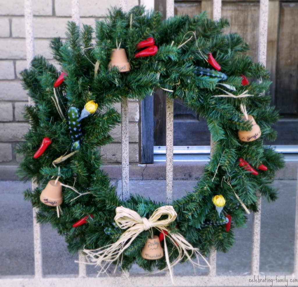 Southwestern Wreath Tutorial by Celebrating Family