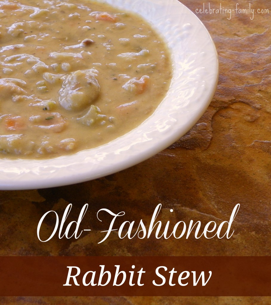 Celebrating Family: Old Fashioned Rabbit Stew