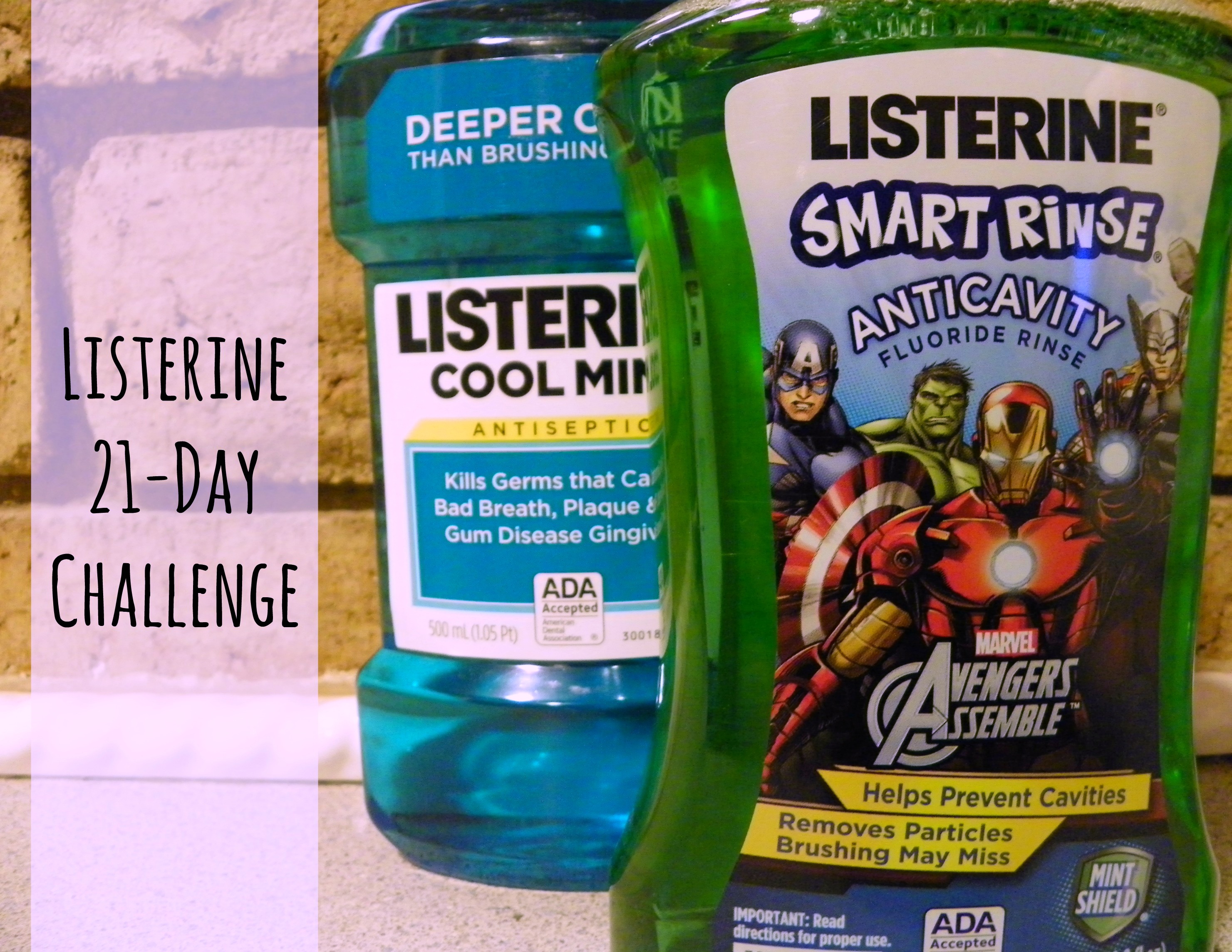 Listerine 21 Day Challenge Results and Getting Your Kids To Brush 