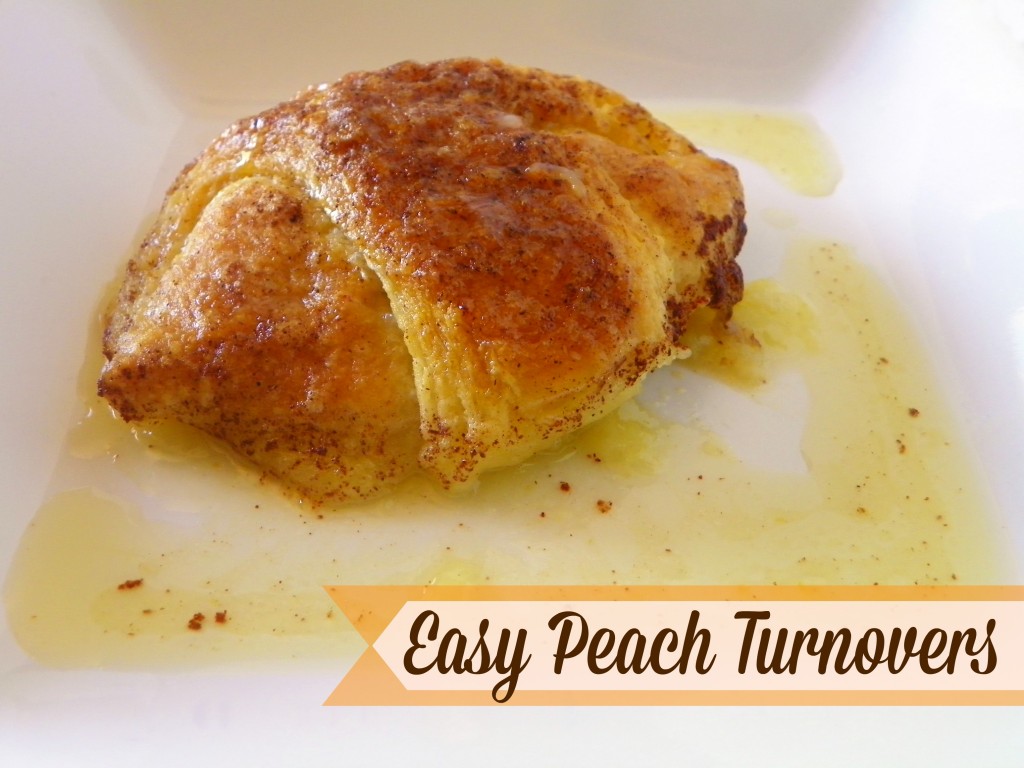 Easy Peach Turnovers by Celebrating Family