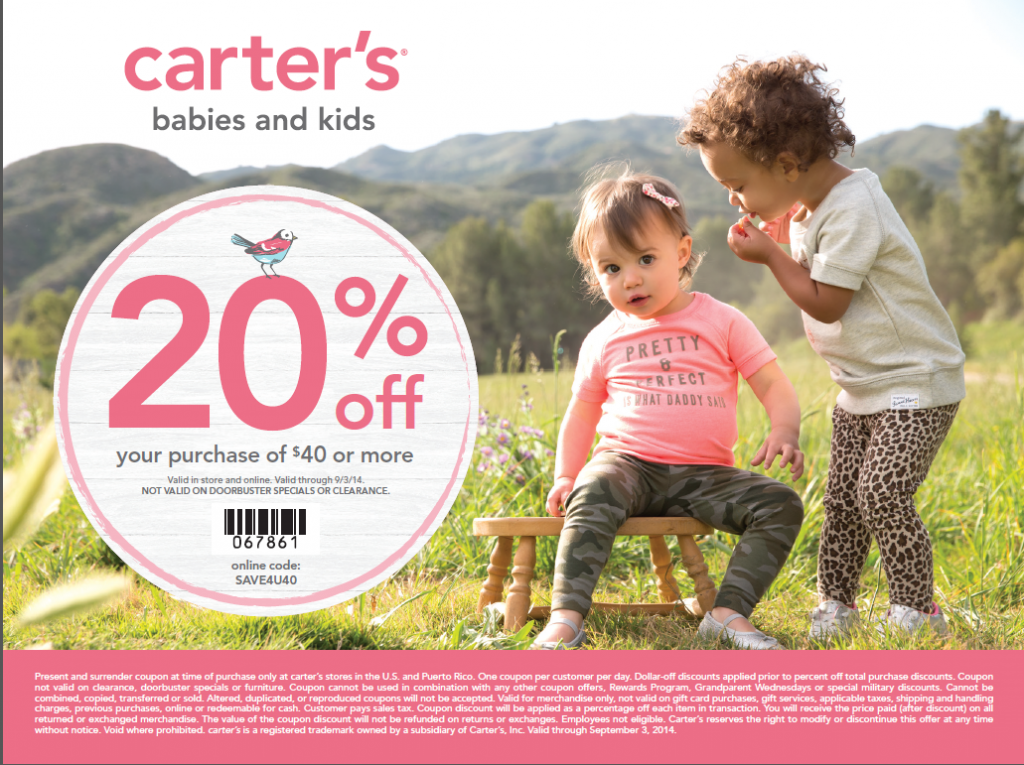 Carter's Coupon