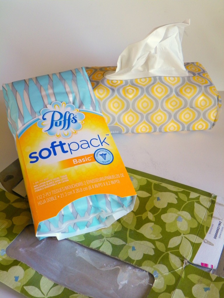 Puffs SoftPack - no more smashed tissue boxes.