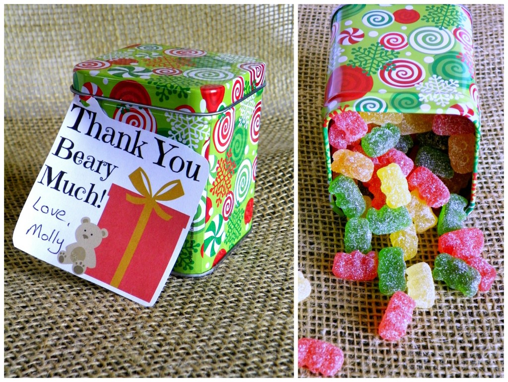 Gummy Bear Teacher Gift (Printable)