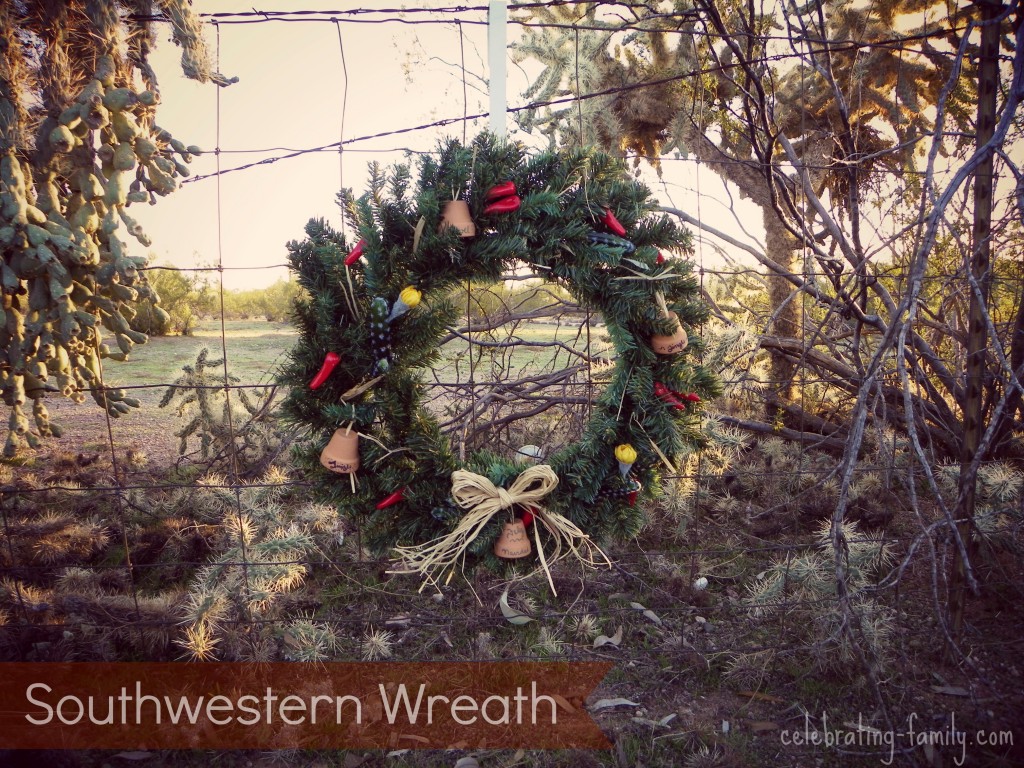 Southwestern Wreath tutorial by Celebrating Family