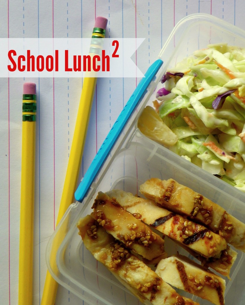 Grilled Chicken Teriyaki Strips and Coleslaw with Pineapple – School Lunch Elevated 