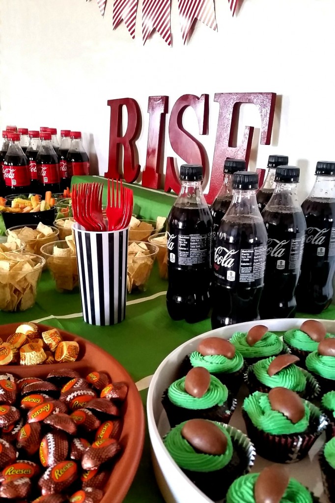 Football Party Food, Decor, and Party Favors