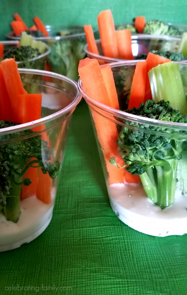 Veggie Cups #HomeBowlParty