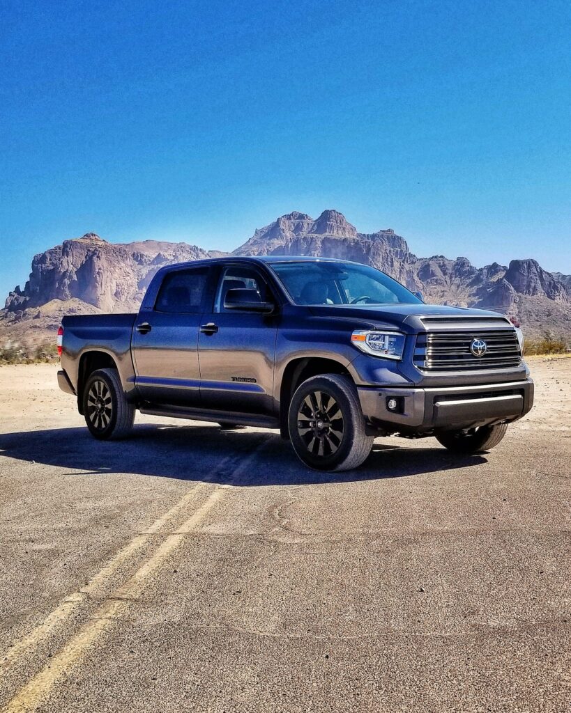 Toyota Tundra CrewMax 4x4 at the Superstition Mountains #celebratingtoyota