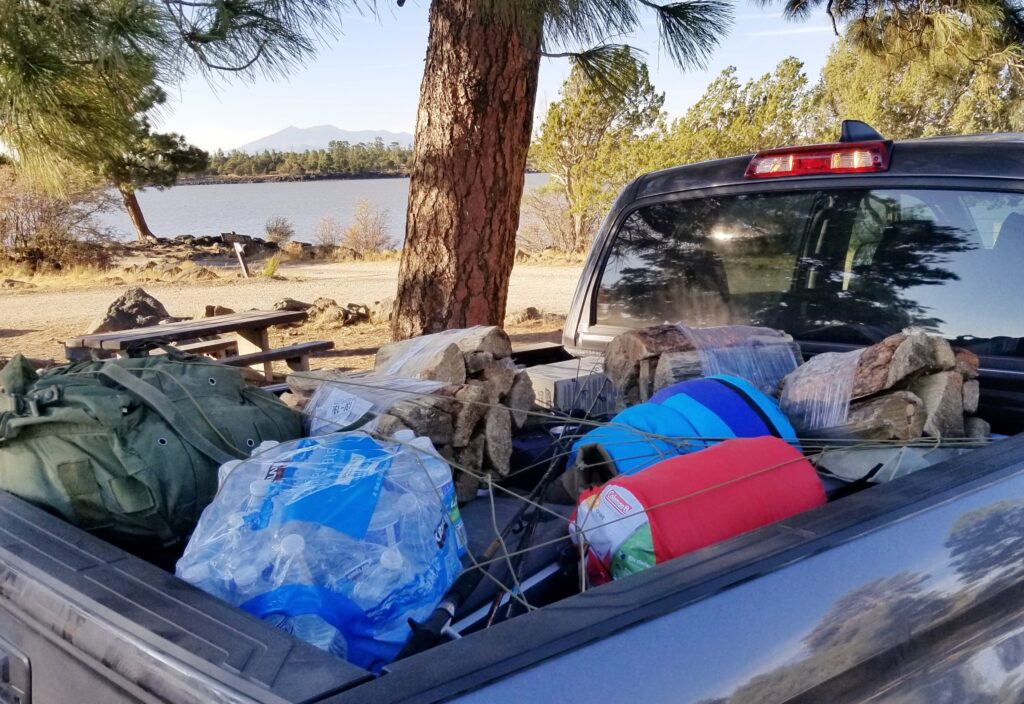 Fully packed truck bed. #celebratingtoyota